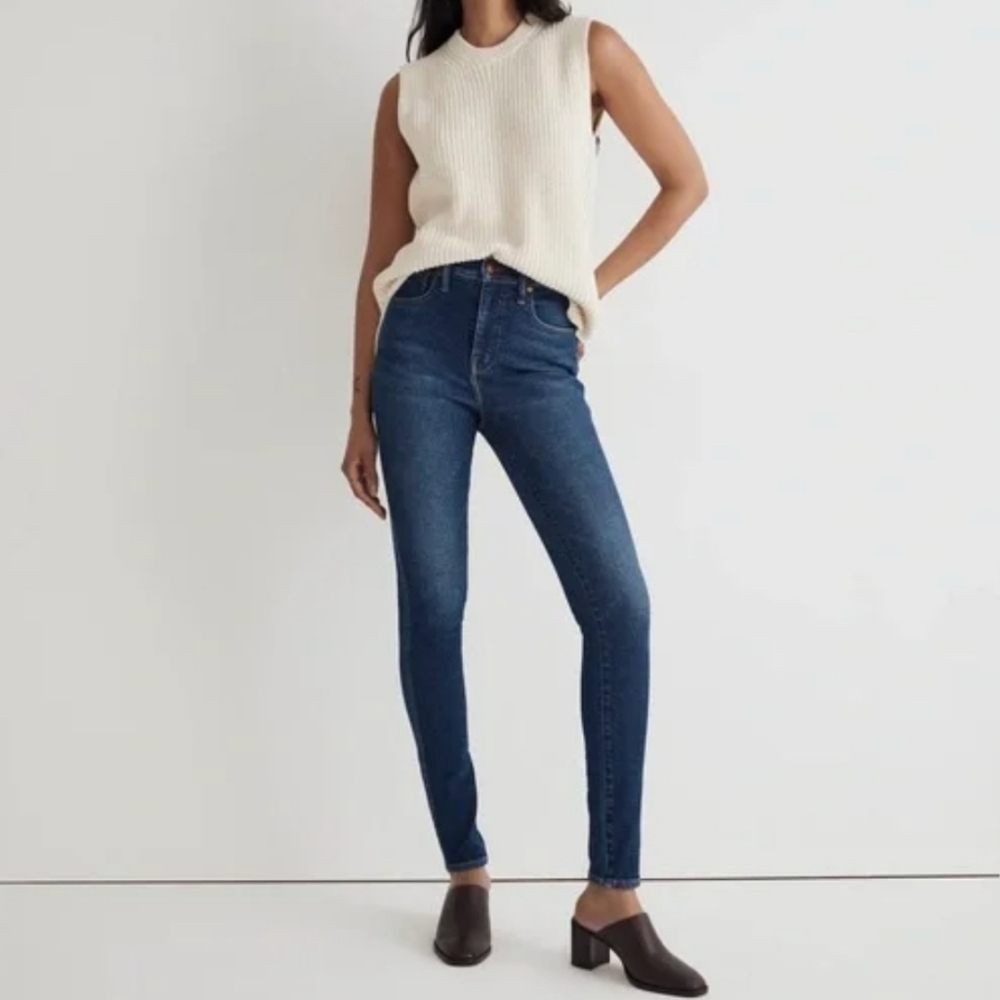Madewell Blue 10" High Rise Skinny Jeans Pants